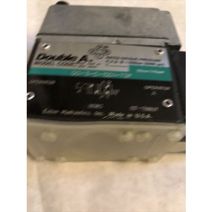 NEW DOUBLE A/EATON QC-3-C-10D1-TSP HYDRAULIC VALVE 02-111652,120VAC COIL, DC