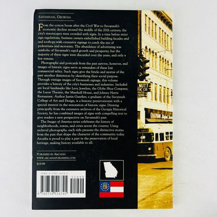 Historic Signs of Savannah Georgia Images of America Paperback by Justin Gunther