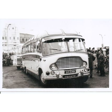 Black & White Photo of West Kent Motors (Coaches) Ltd. of Biggin Hill - 215 EKM