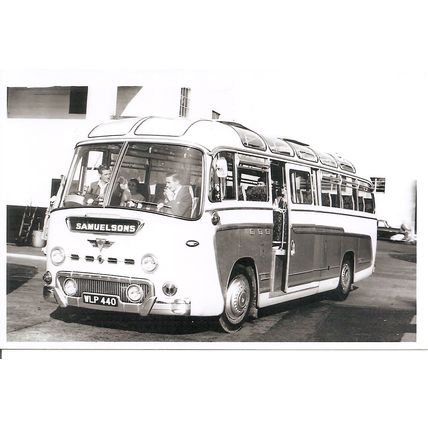 Black & White Photograph of Samuelson New Transport Co. Ltd. - WLP 440