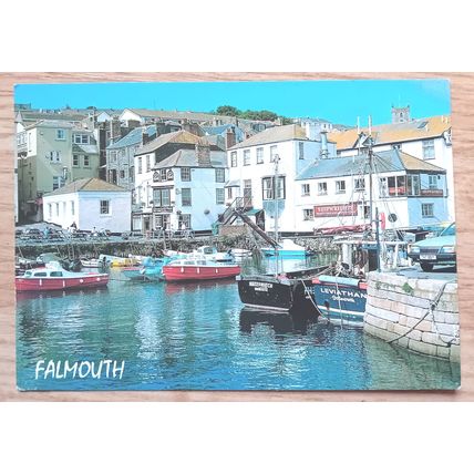 POSTCARD: FALMOUTH - CUSTOMS HOUSE QUAY: 1980's