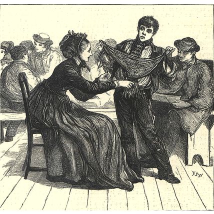 HOME FOR NEWS-BOYS IN THE METROPOLIS 1872 VICTORIAN ENGRAVINGS
