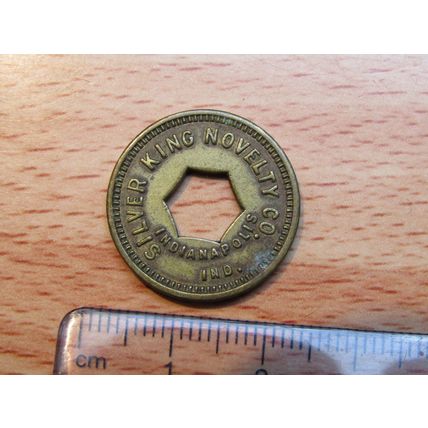 Silver King Novelty Co Indianapolis Token (e616 )