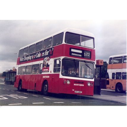 Colour Photograph of Go-Ahead Northern Ltd. - VFT 195T ex. Tyne & Wear P.T.E.