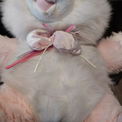 Chad Valley Cuddle Club Pink Fluffy Bunny approx 45cm (18")