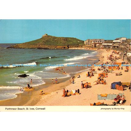 D024524 Porthmeor Beach. St. Ives. Cornwall. Murray King. Postcard Collectors Se