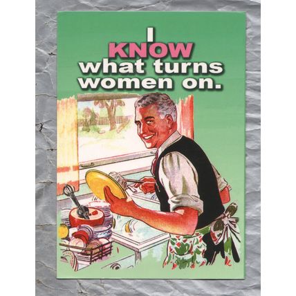 I Know What Turns Women On. - Postally Used - Postmark Unknown -2012
