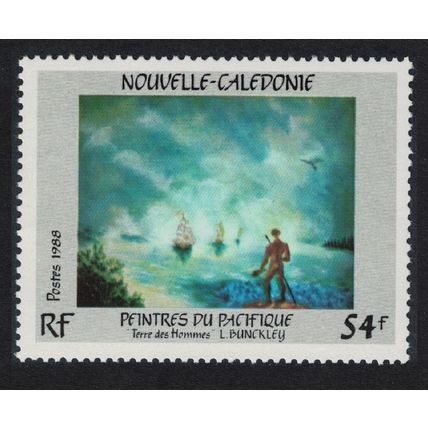 New Caledonia 'Terre des Hommes' Painting by L. Bunckley 1988 MNH SG#852