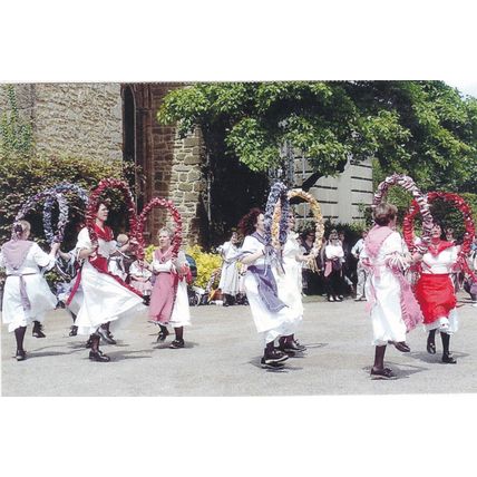 Dancing at Petworth House Sussex Postcard unused VGC