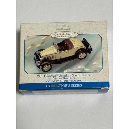 Hallmark Roadsters #2 1932 Chevrolet Standard Sports Ornament 1999 Die-Cast