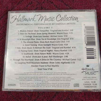 Hallmark Music Collection-1998- Relaxing Instrumental Music Vol#1 - CD - Used