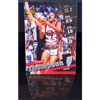 TINA THOMPSON PINNACLE 1998 WNBA BASKETBALL CARD #20