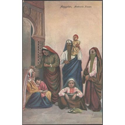 Arabische Frauen, Aegypten, c.1905-10 - Wanderer Serie AK
