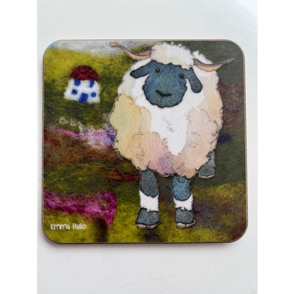 COASTER - SHEEP & COTTAGE BY EMMA BALL