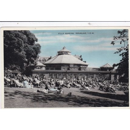 EC952 DOUGLAS - VILLA MARINA . PRINTED POSTCARD