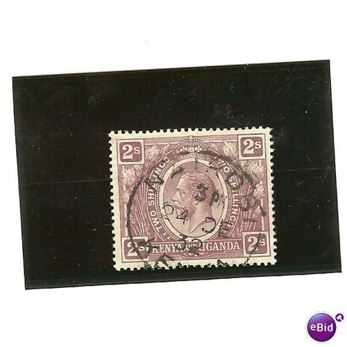 KUT Kenya & Uganda KGV 1922 2/- Dull Purple Used SG 88 stamp