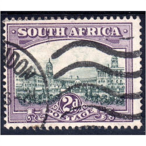 SOUTH AFRICA Sg34 2d grey & purple fine used (U101)