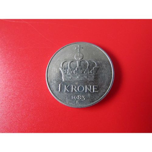1983 NORWAY ONE KRONE FREE POST. AAF