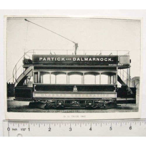 photograph of Glasgow Tram 1902