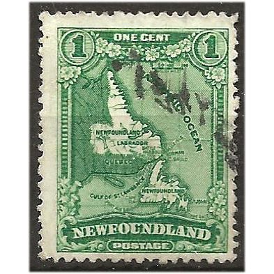 Newfoundland 1931 SG198 1c Green Fine Used . .. .