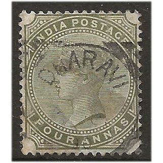 India 1890 SG96 4a Slate-Grey Fine Used .. ..