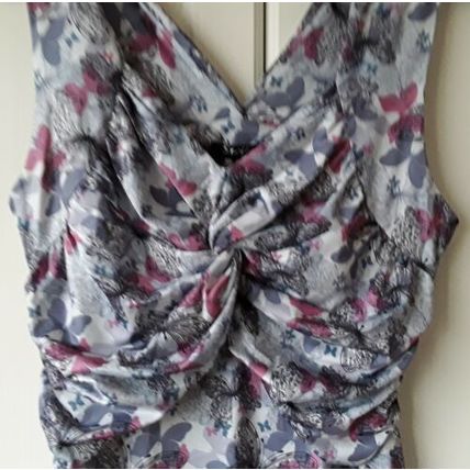 NWT Stella Morgan dress size 12 multi grey sleeveless