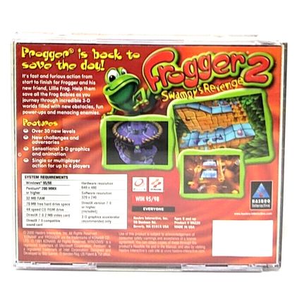 Frogger 2: Swampy's Revenge (PC CD-ROM, 2000, Win 95/98)