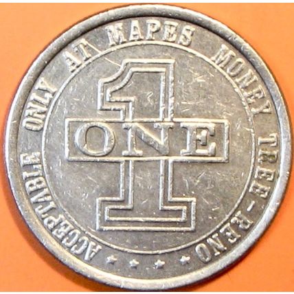 Money Tree. $1 Casino Token. Reno, NV. R92.