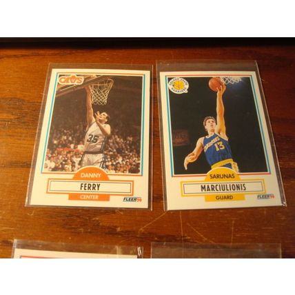1990 Fleer, 6-Cards, All Rookies, FERRY/DIVAC/KEMP, ++