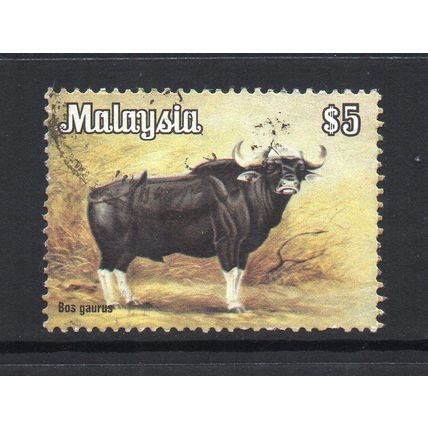 Malaysia - 1979 - $5 Gaur (sg196) Used
