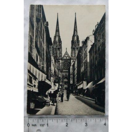 old postcard Rue des Gras, Clermont-Ferrand