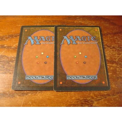 Magic The Gathering, MTG, 2-Cards, 1994, SCASENGER, nm