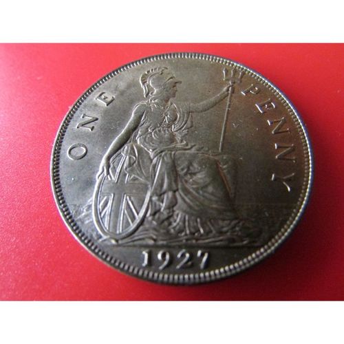 1927 GEORGE V ONE PENNY - COIN - 3. AAY