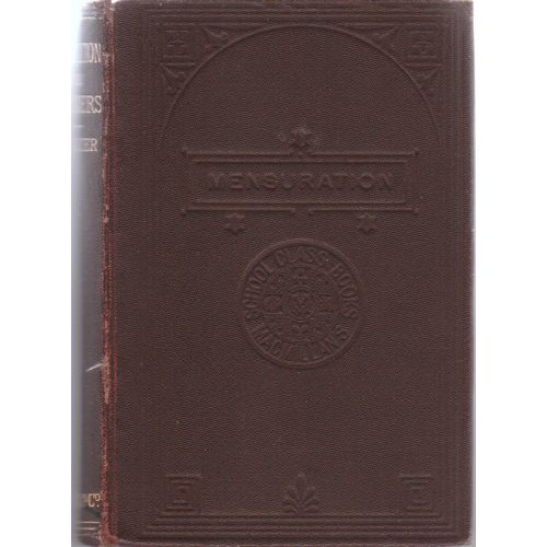 Mensuration for Beginners 1913 I Todhunter many diagrams