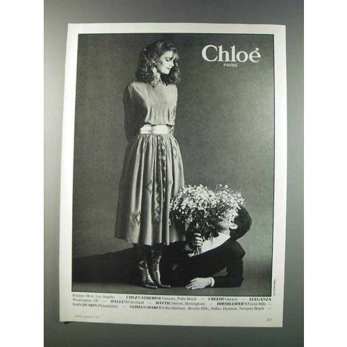 1981 Chloe Fashion Ad