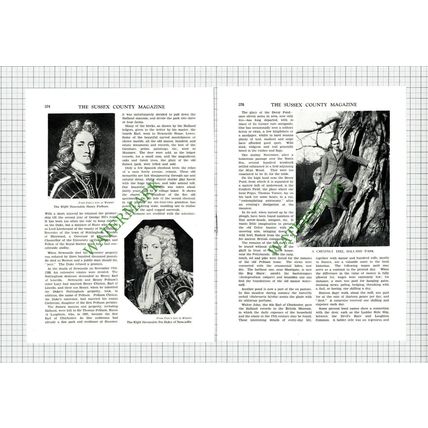 9778) Halland House Sussex - 1930 Article