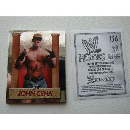 Topps - Merlin 2008 WWE Heroes Wresting Stickers 1-216 & P1-P15 Variants (EB2)