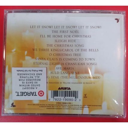 FAITH A HOLIDAY ALBUM by KENNY G (CD, 1999 - Arista - USA) BRAND NEW, "SEALED"