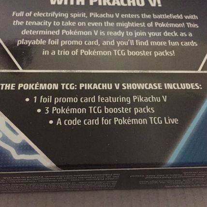 New Pokemon Pikachu Showcase Box - 31 Cards