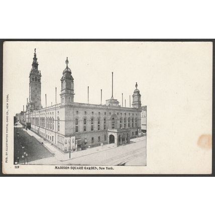 Madison Square Garden, New York, c.1905 - Illustrated Postal Card Co Postcard