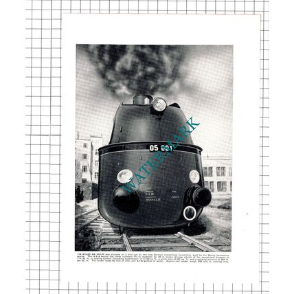 Borsig Locomotive Works Railway Locomotive - 1930's Book Print