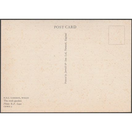 The Rock Garden, RHS Gardens, Wisley, Surrey, c.1980 - Jarrold Postcard