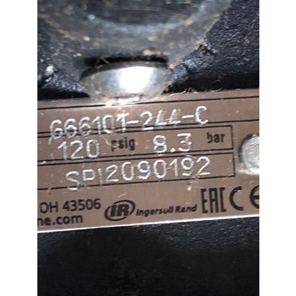 NEW ARO 666101-244-C 1" METAL DIAPHRAGM PUMP. 120PSIG,66610T-244-C,666101 244,AL