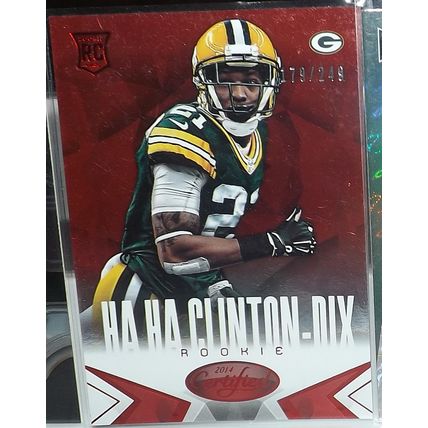 2014 Panini Certified HA HA CLINTON-DIX (Packers) Red Rookie Card #125 179/249