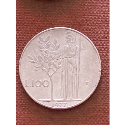 Münze Münzen Umlaufmünze Italien 100 Lire 1977
