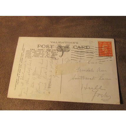 1940s Postcard - RMS Fenella Steamer Ship / Isle of Man - Artist A534