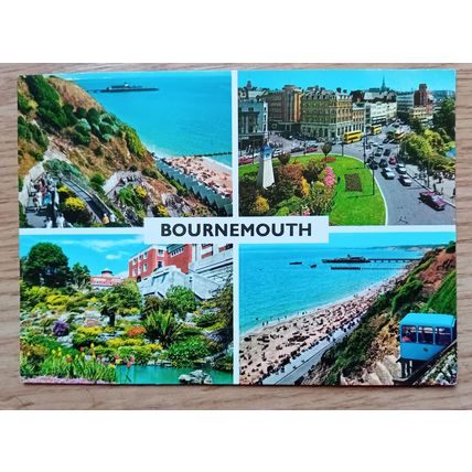 POSTCARD: BOURNEMOUTH - VARIOUS VIEWS: 1988