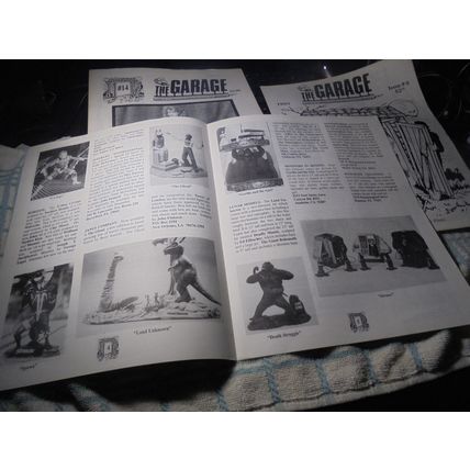 PROMOTIONAL THE GARAGE 1993-94 Magazine LOT! Model Kits! NM-! $18.00 Shipped!
