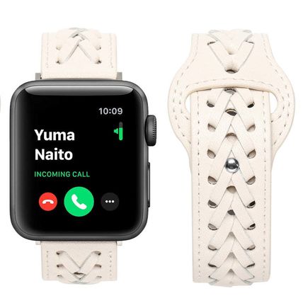 Woven Watch Strap For Apple Watch Series, 7 45mm / 6&SE&5&4 44mm / 3&2&1 42mm, 7
