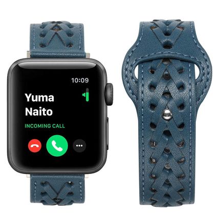 Woven Watch Strap For Apple Watch Series, 7 45mm / 6&SE&5&4 44mm / 3&2&1 42mm, 7